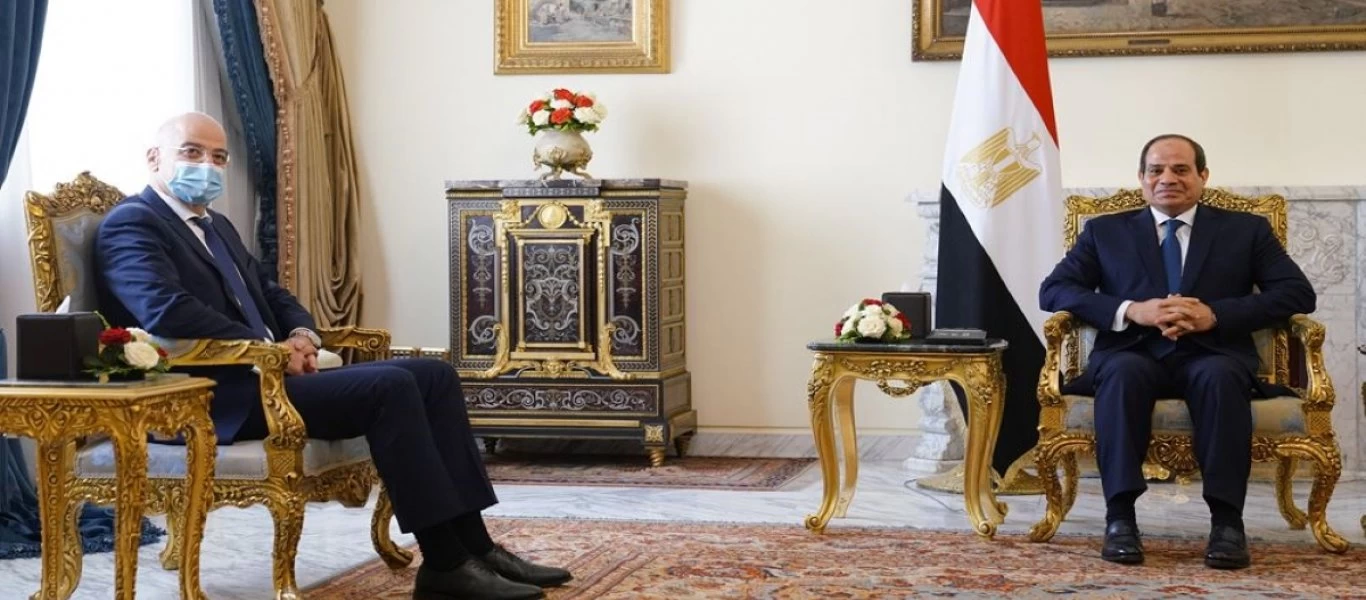 Ν. Δένδιας από Αίγυπτο: «Ξαναπιάσαμε το νήμα της διαπραγμάτευσης για τις ΑΟΖ των δύο χωρών»